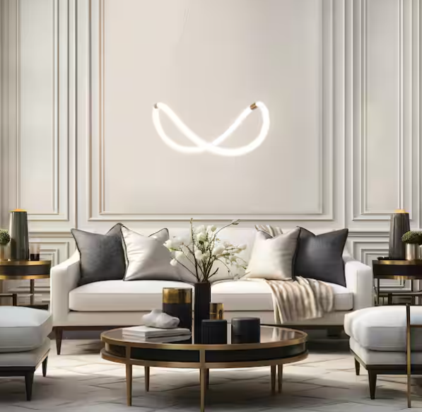 Modern Adjustable LED Round Pendant Light – White Contemporary Design