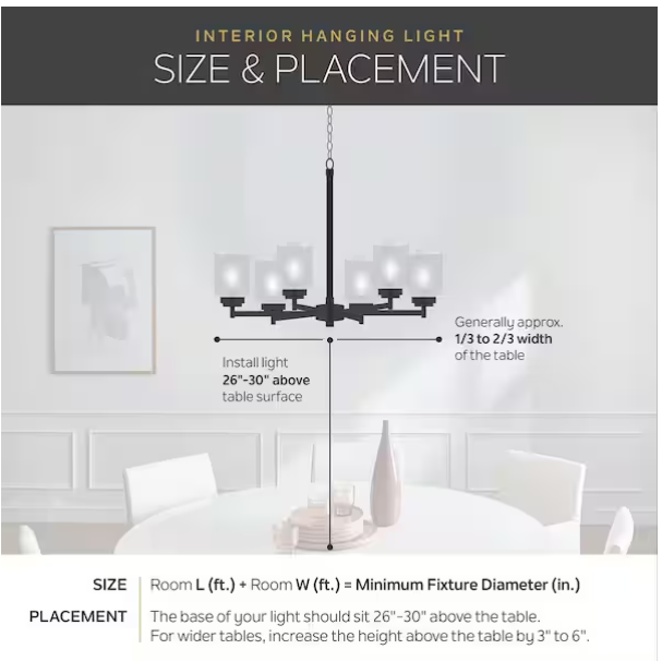 5-Light Brushed Nickel Chandelier with Clear Water Glass – Coralise Collection