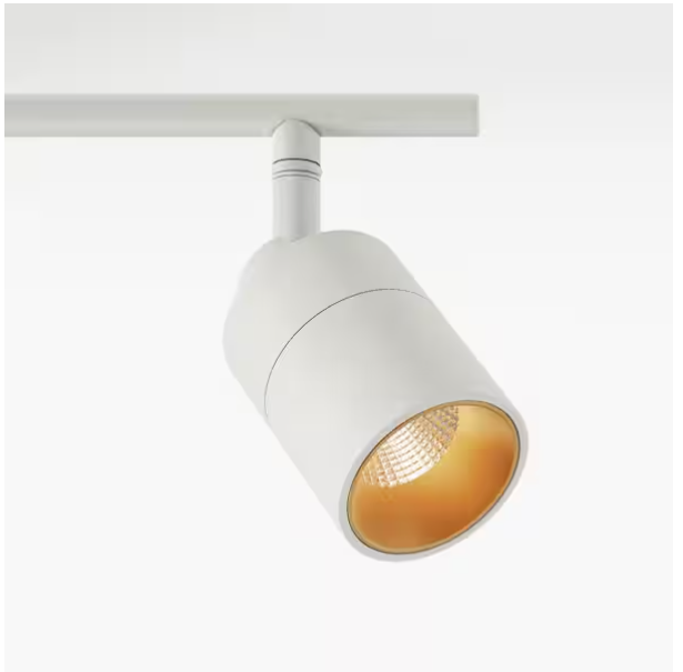 4-Light White LED Track Lighting Kit – Adjustable Heads (3 ft, Integrated LED)