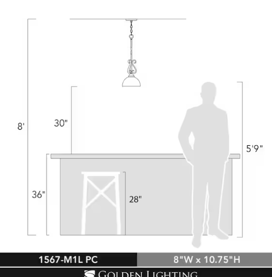 1-Light Peppercorn Mini Pendant – Myers Collection