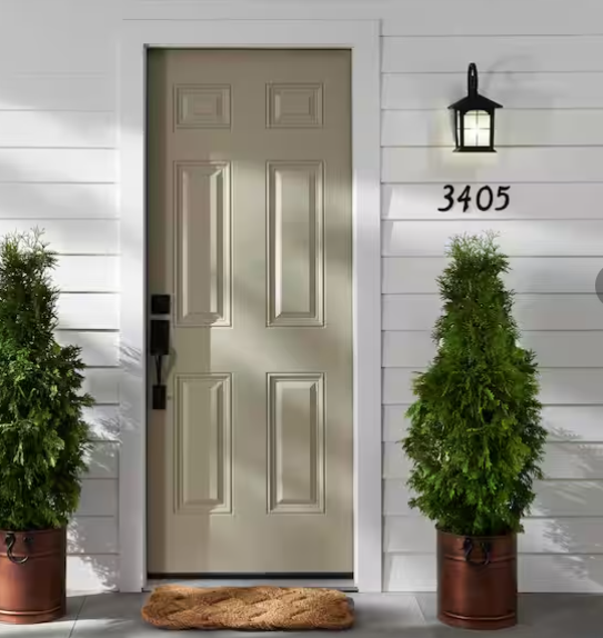 Aged Iron Outdoor Porch Wall Lantern – 1-Light Hardwired Sconce (Brimfield Collection)