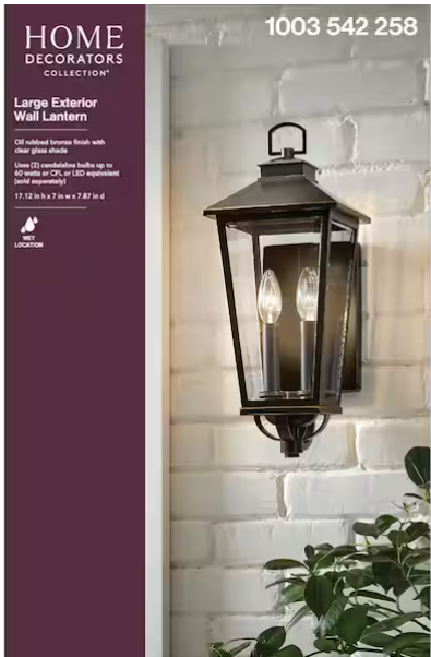 Gas-Style 2-Light Outdoor Wall Lantern – Williamsburg Coach Sconce