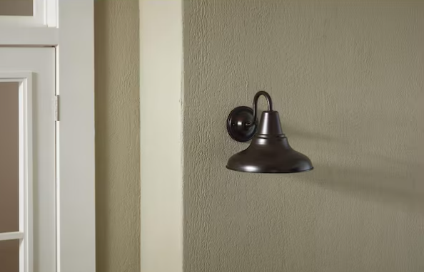 Large Farmhouse Outdoor Wall Lantern – 1-Light Antique Bronze (District Collection)