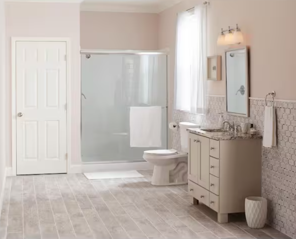 3-Light Polished Chrome Bathroom Vanity Light with Opal Glass – Solomone Collection